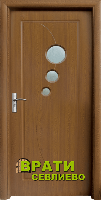Интериорна HDF врата, модел 017 Златен дъб