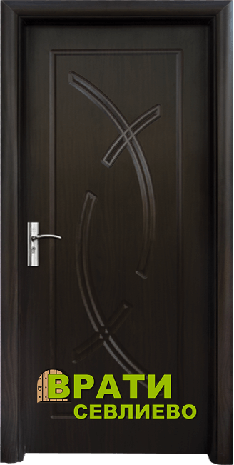 Интериорна HDF врата, модел 056-P Венге